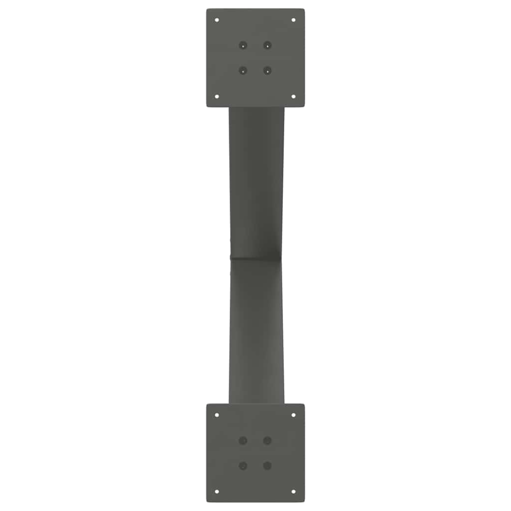 Esstischbeine X-Form 2 Stück 70x(72-73) cm Stahl