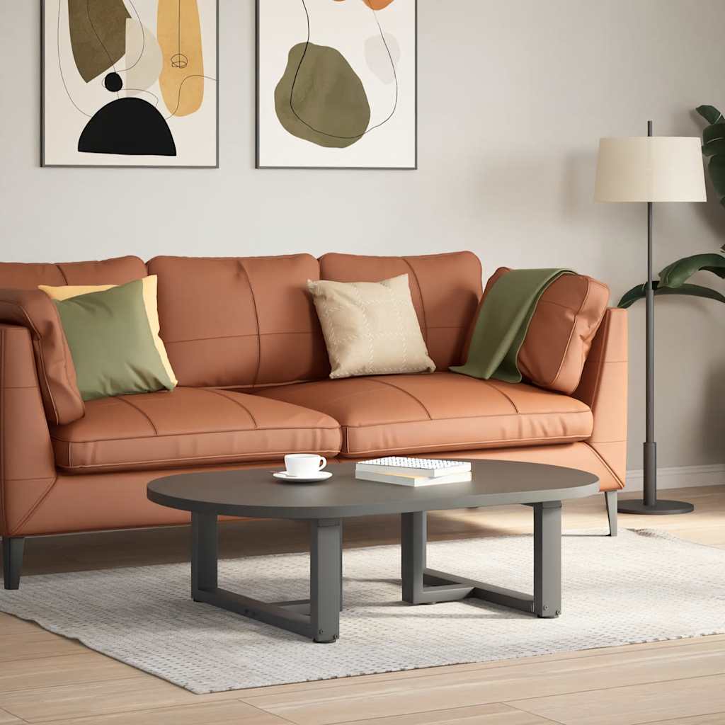 T-förmige Couchtischbeine 2 Stück Anthrazit 60x25x(30-31)cm