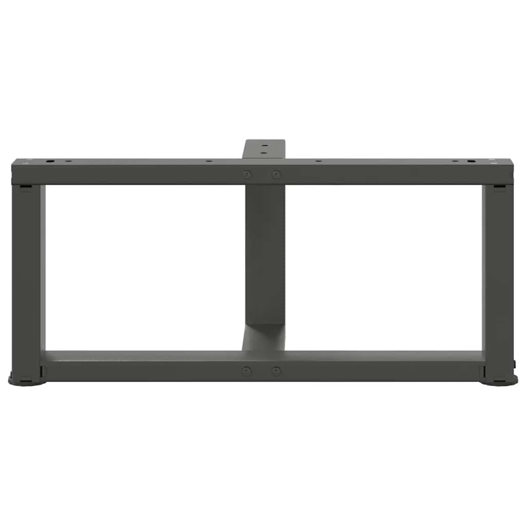 T-förmige Couchtischbeine 2 Stück Anthrazit 60x25x(30-31)cm