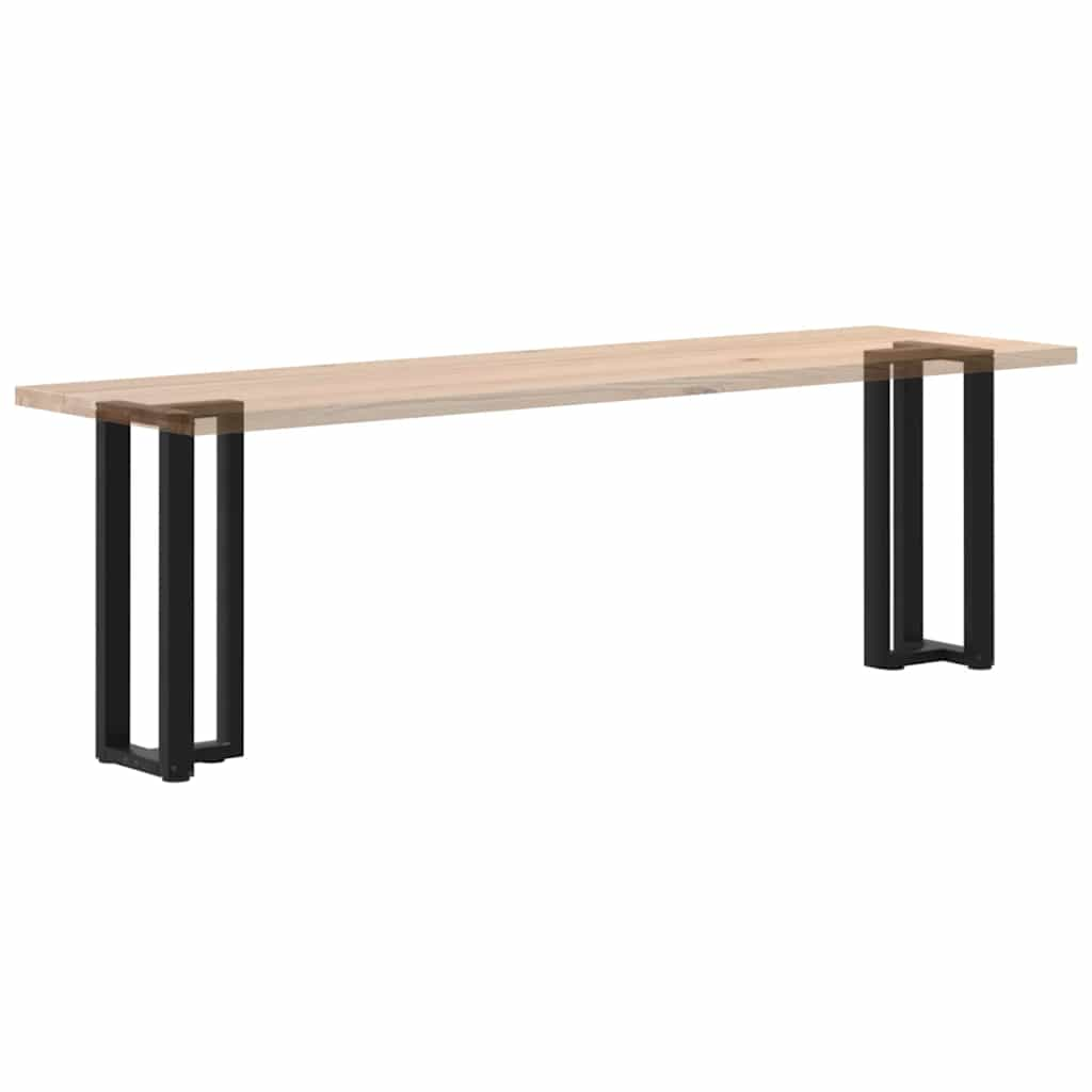 Pieds de table console forme de T 2 pcs noir 20x28x(72-73) cm