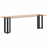 Pieds de table console forme de T 2 pcs noir 20x28x(72-73) cm