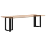 Pieds de table à manger forme de T 2 pcs noir 60x35x(72-73) cm