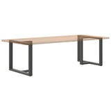 Pieds de table à manger forme de T 2 pcs 100x35x(72-73)cm acier