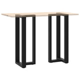 Pieds de table de bar forme de T 2 pcs noir 40x35x(101-102) cm