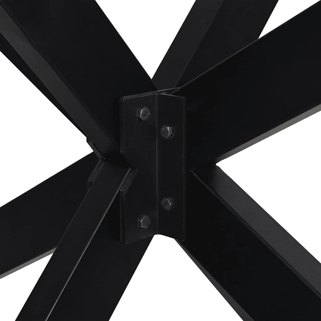 Black spider-shaped coffee table leg 98x58x(42-43) cm