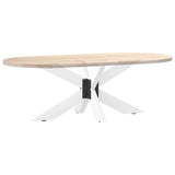 White spider-shaped coffee table leg 98x58x(42-43) cm