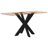 Spider-shaped dining table leg black 85x85x(72-73) cm