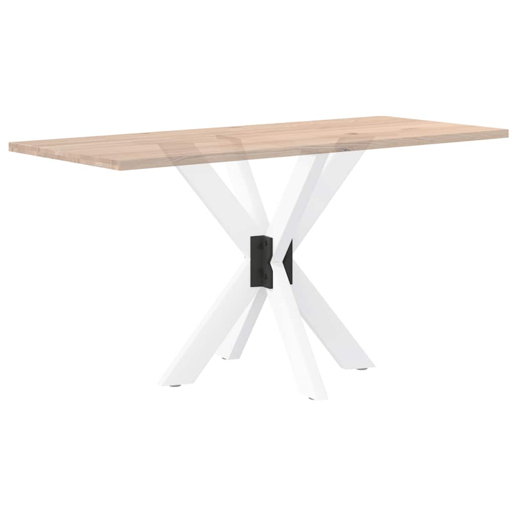 Spider-shaped dining table leg white 85x85x(72-73) cm