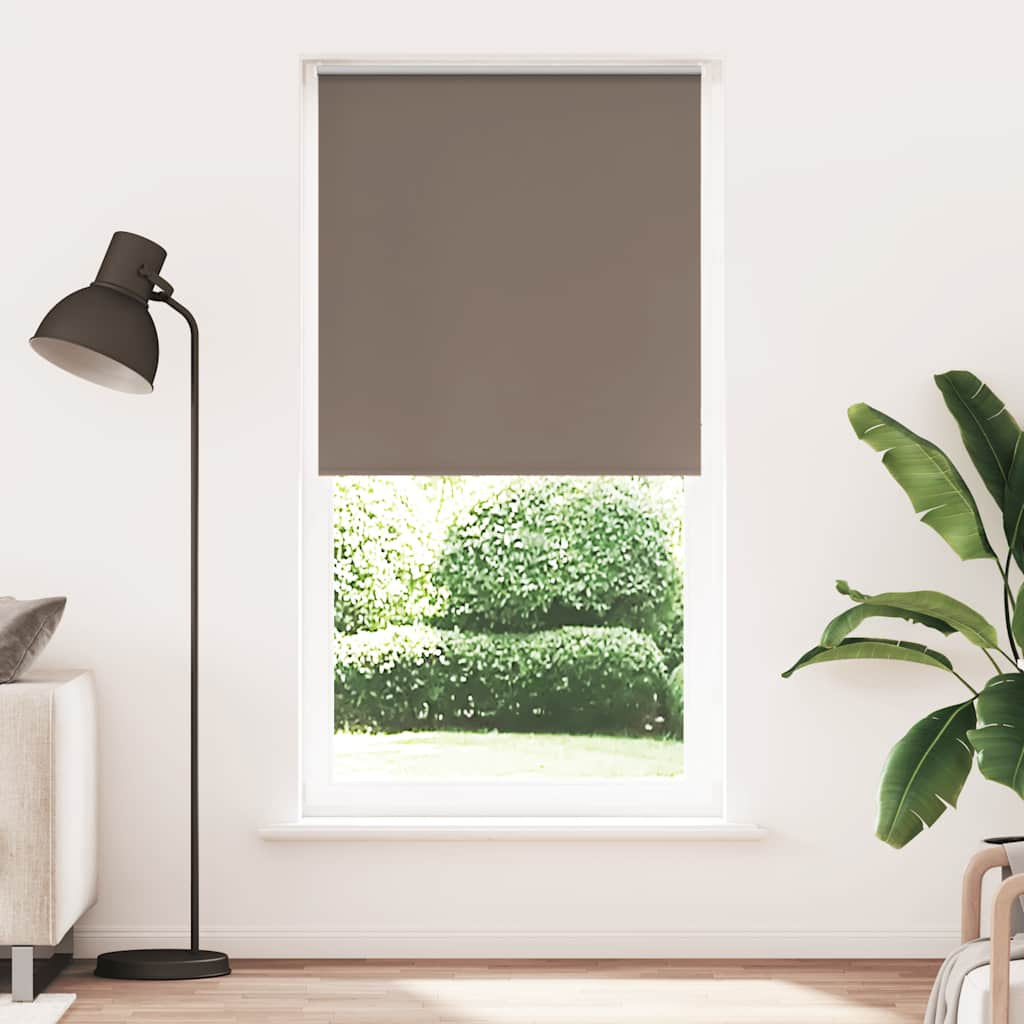 Coffee blackout roller blind 95x210cm fabric width 90.7cm