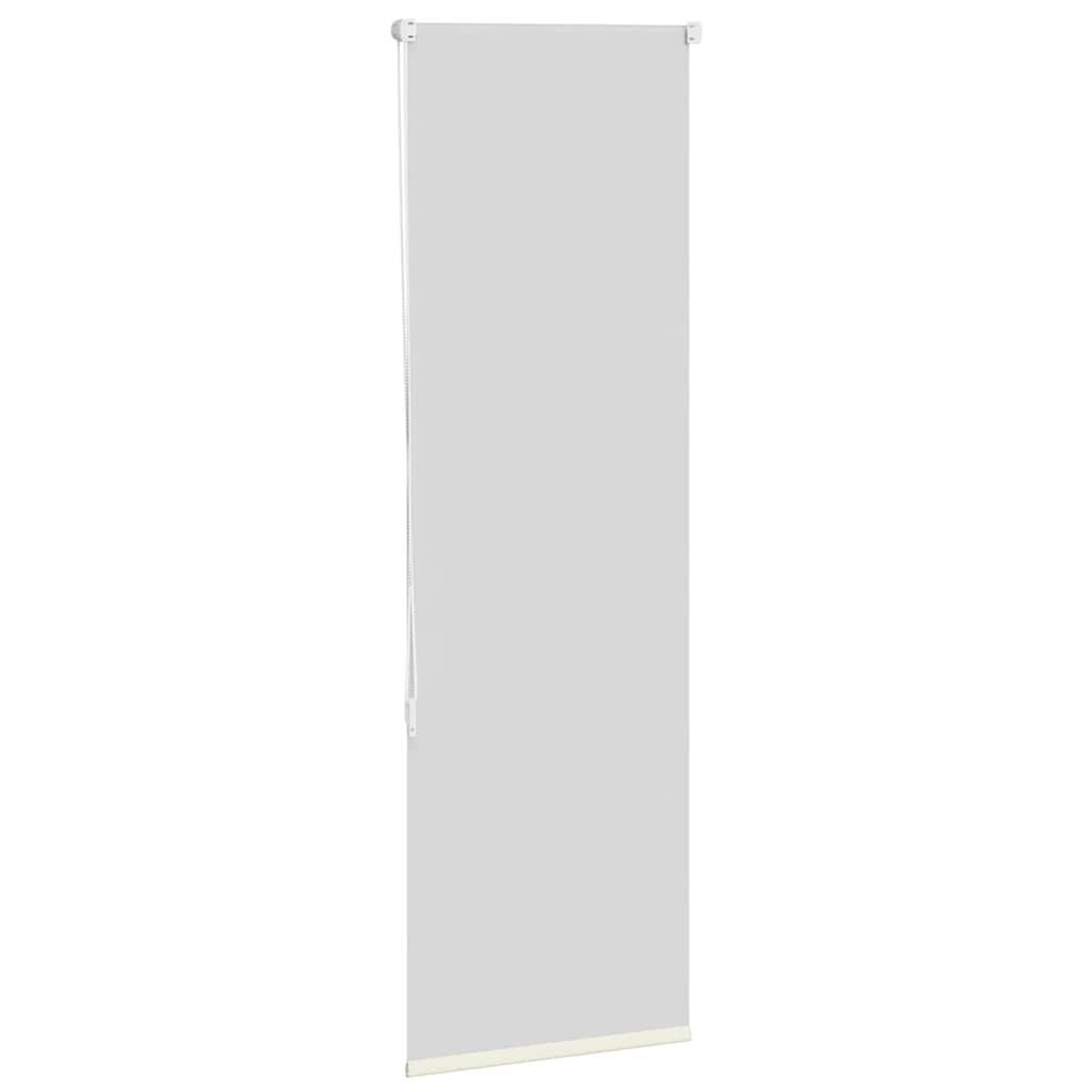 Store enrouleur occultant blanc cassé 40x130cm largeur du tissu