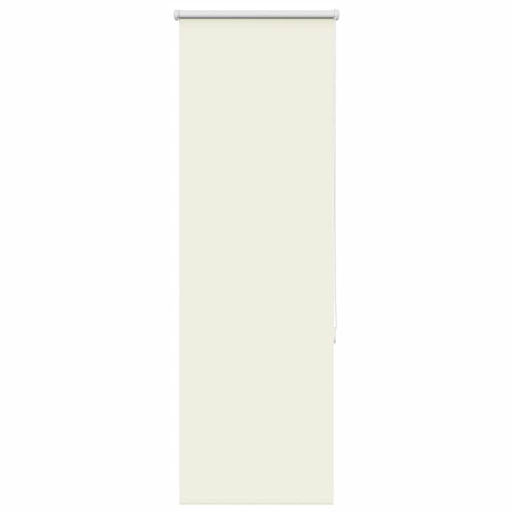 Store enrouleur occultant blanc cassé 50x130cm largeur du tissu