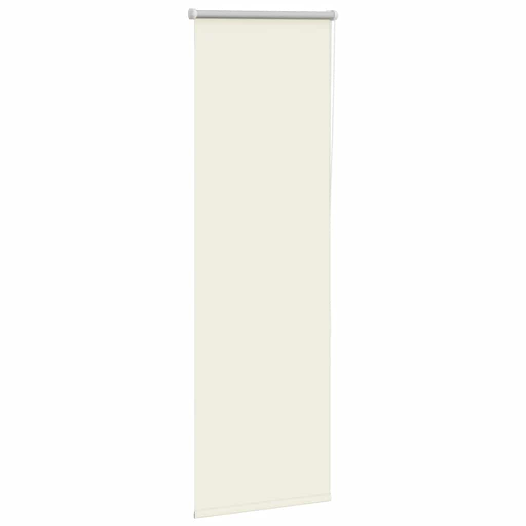 Store enrouleur occultant blanc cassé 60x130cm largeur du tissu