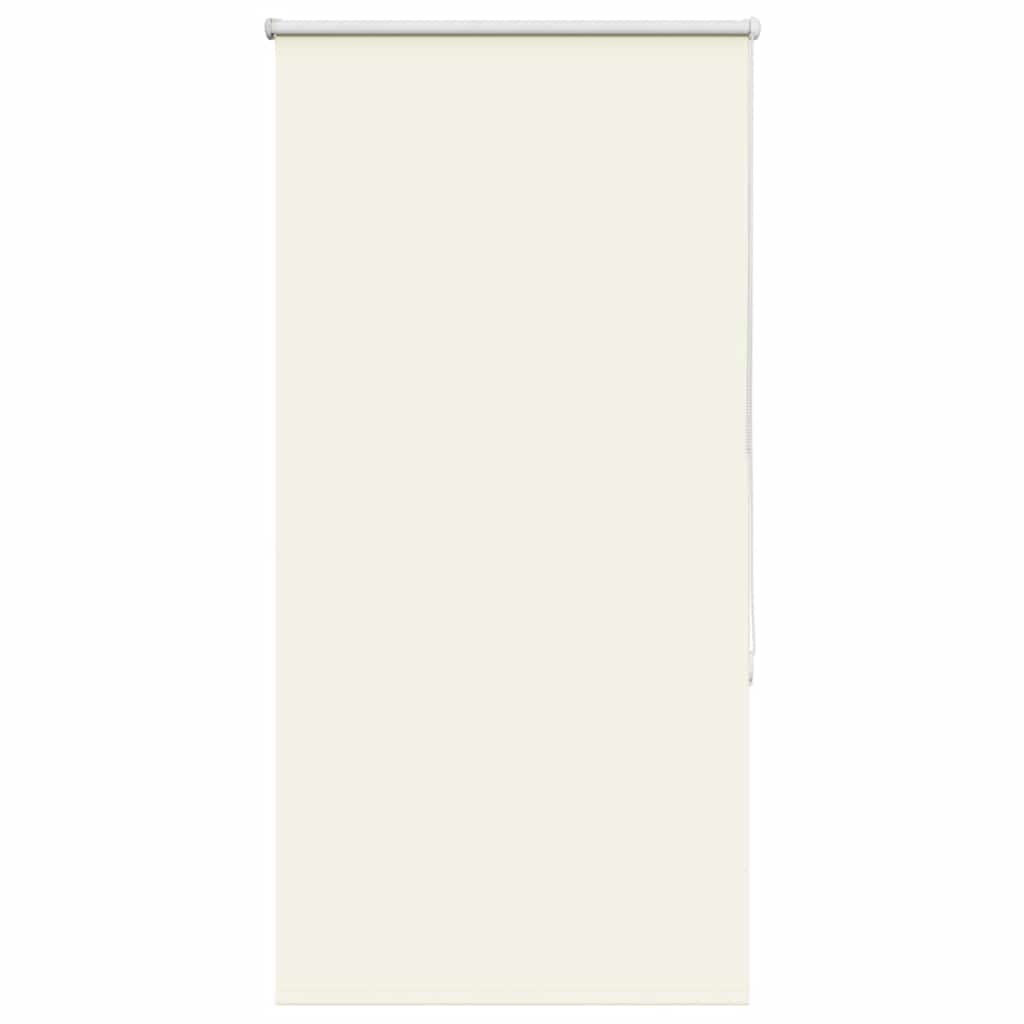 Store enrouleur occultant blanc cassé 65x130cm largeur du tissu