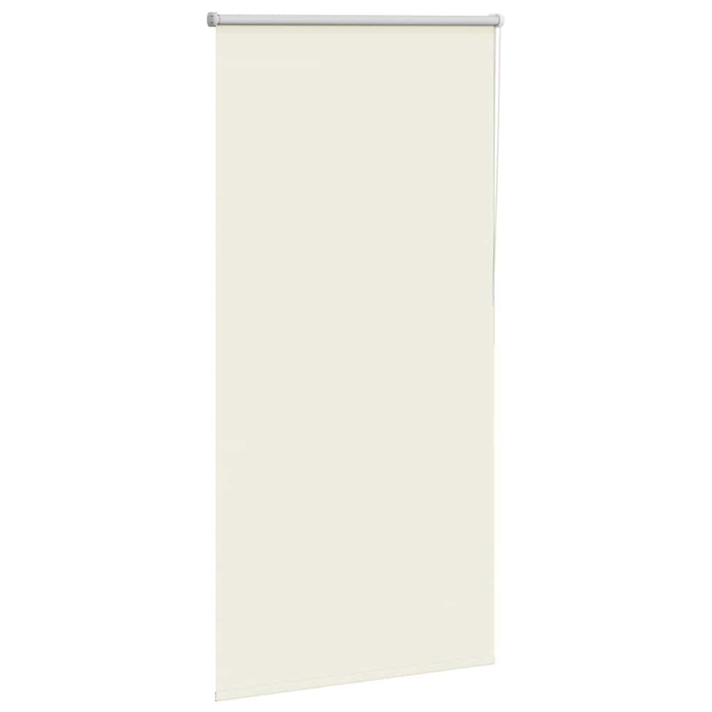 Store enrouleur occultant blanc cassé 65x130cm largeur du tissu