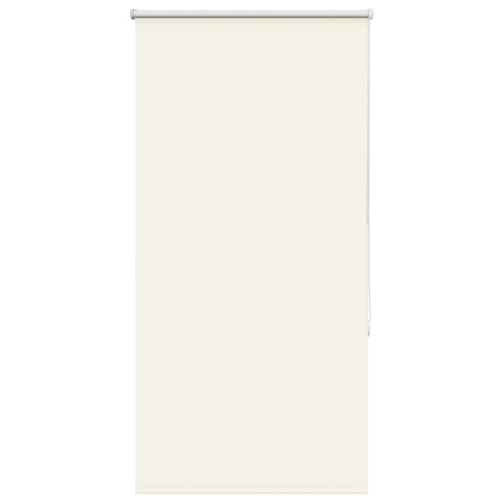 Store enrouleur occultant blanc cassé 85x130cm largeur du tissu