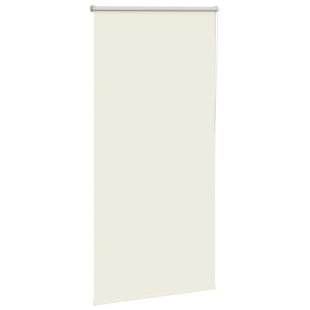 Store enrouleur occultant blanc cassé 85x130cm largeur du tissu