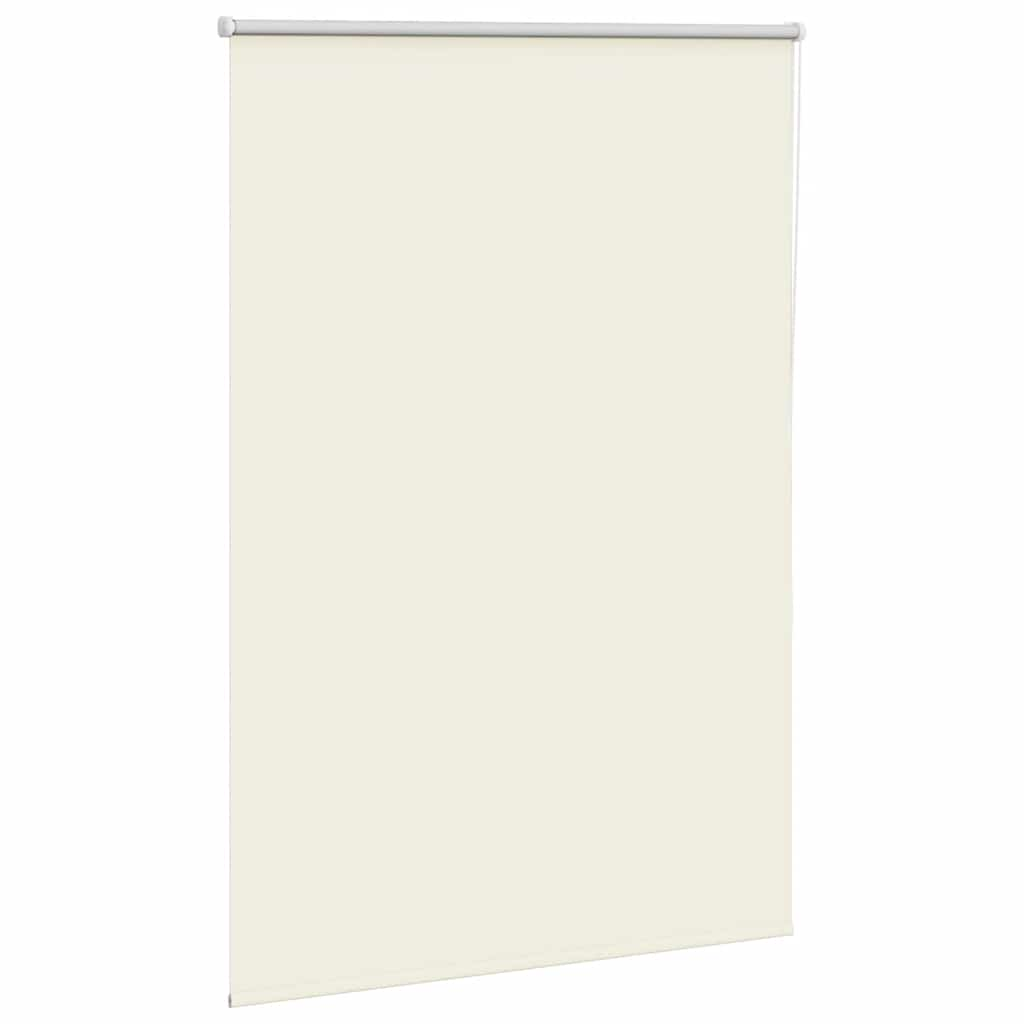 Store enrouleur occultant blanc cassé 90x130cm largeur du tissu