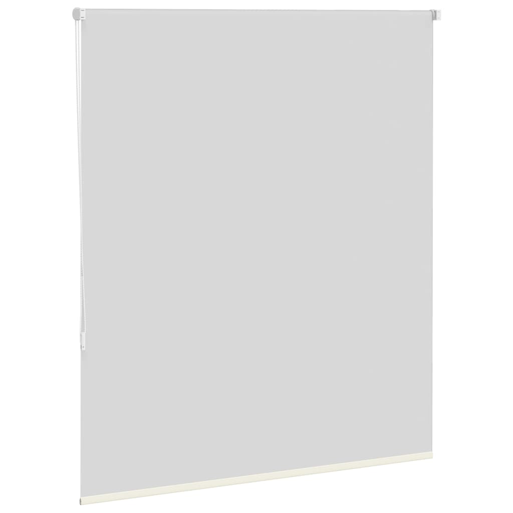 Store enrouleur occultant blanc cassé 120x150 cm largeur tissu