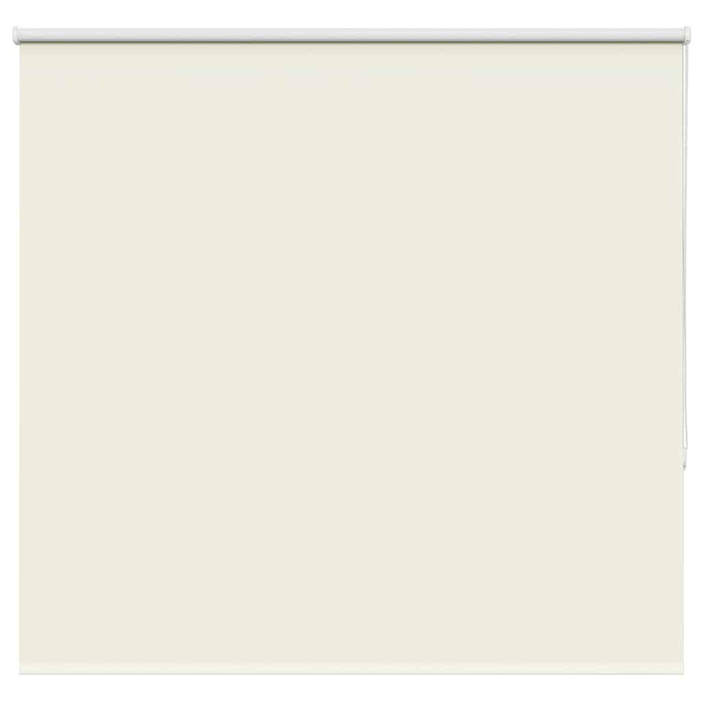 Store enrouleur occultant blanc cassé 150x150 cm largeur tissu