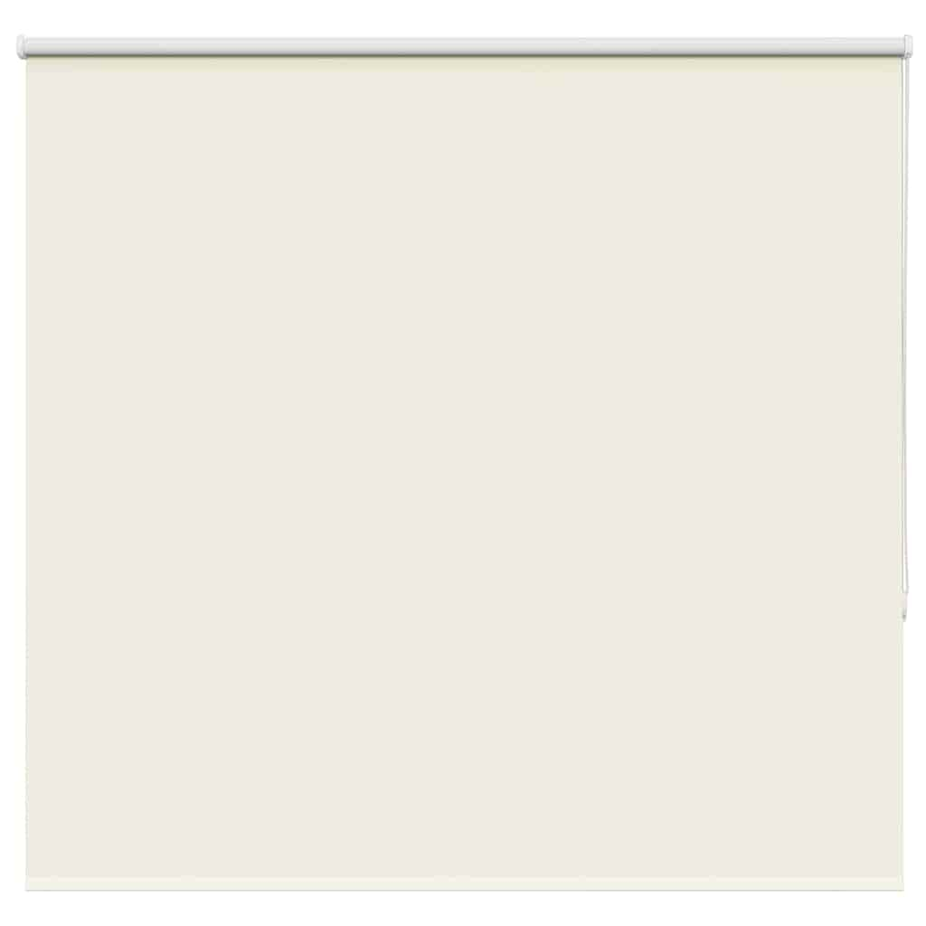 Store enrouleur occultant blanc cassé 160x150 cm largeur tissu