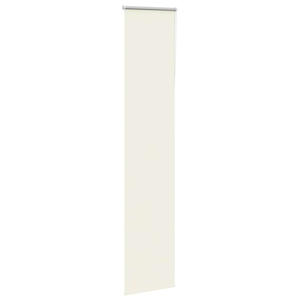 Store enrouleur occultant blanc cassé 60x210cm largeur du tissu