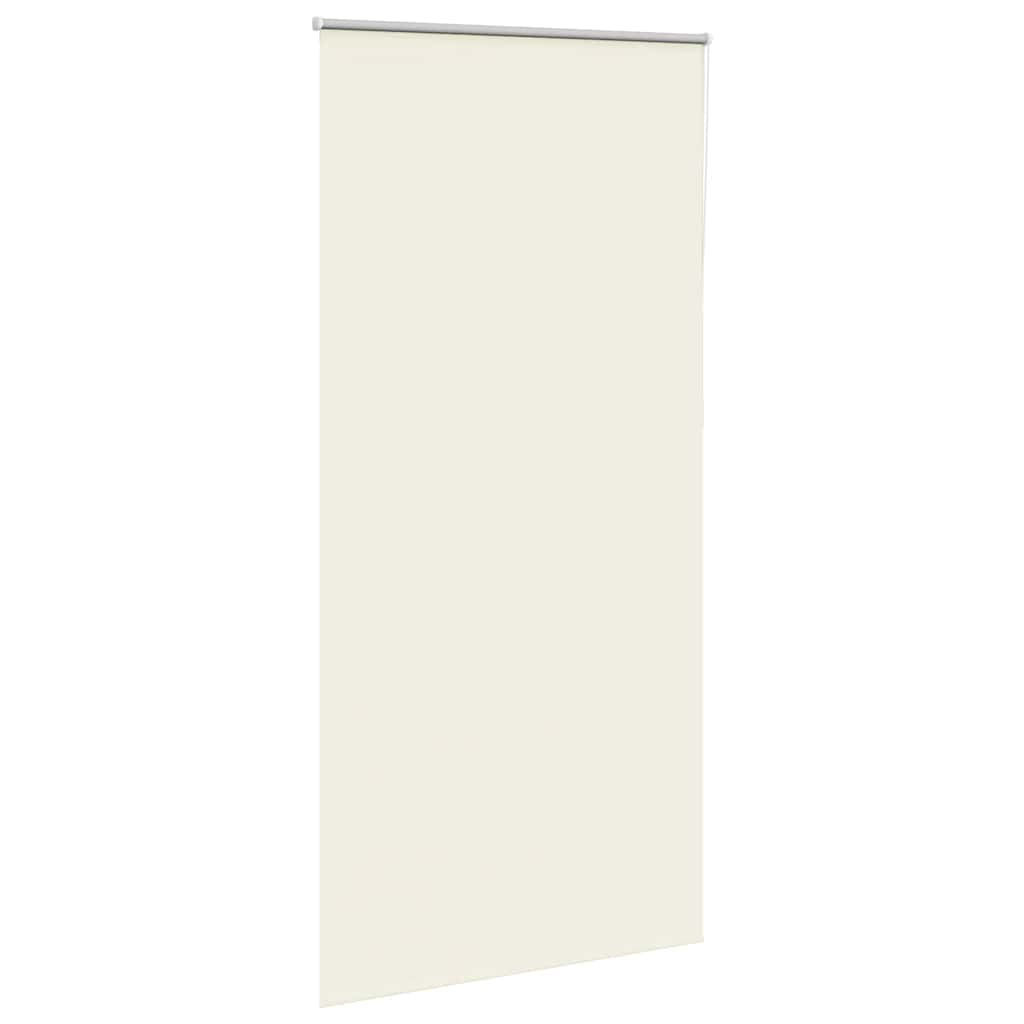 Store enrouleur occultant blanc cassé 90x210cm largeur du tissu