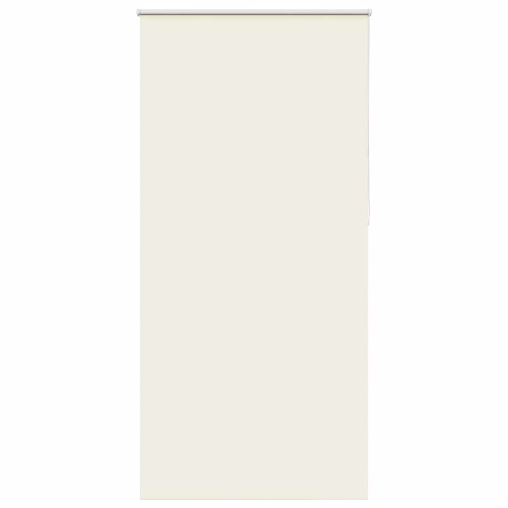 Store enrouleur occultant blanc cassé 100x210 cm largeur tissu