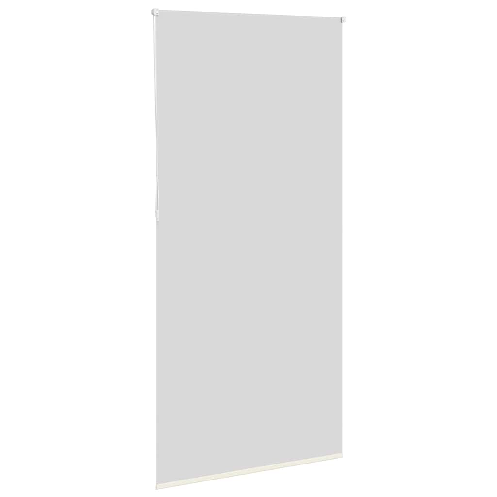 Store enrouleur occultant blanc cassé 100x210 cm largeur tissu