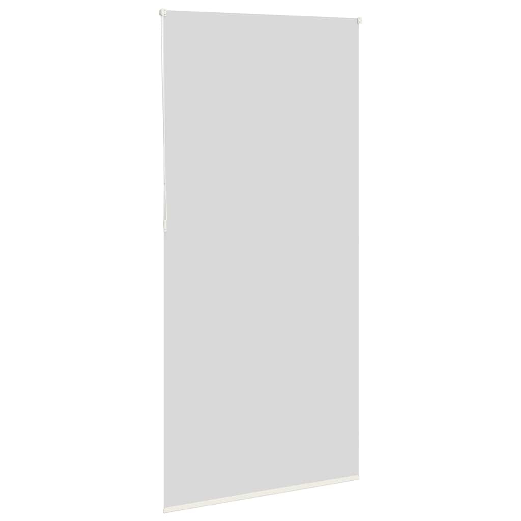 Store enrouleur occultant blanc cassé 110x210 cm largeur tissu