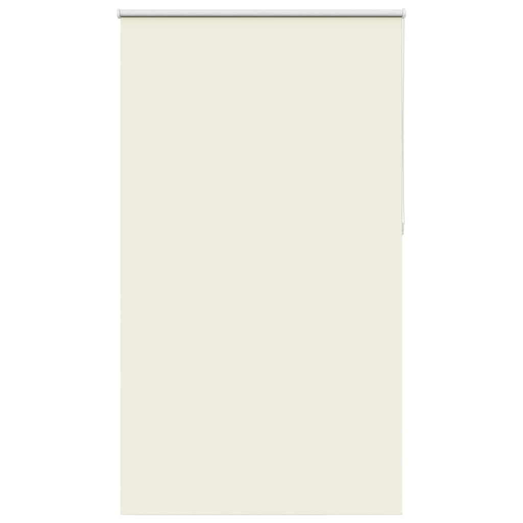 Store enrouleur occultant blanc cassé 120x210 cm largeur tissu