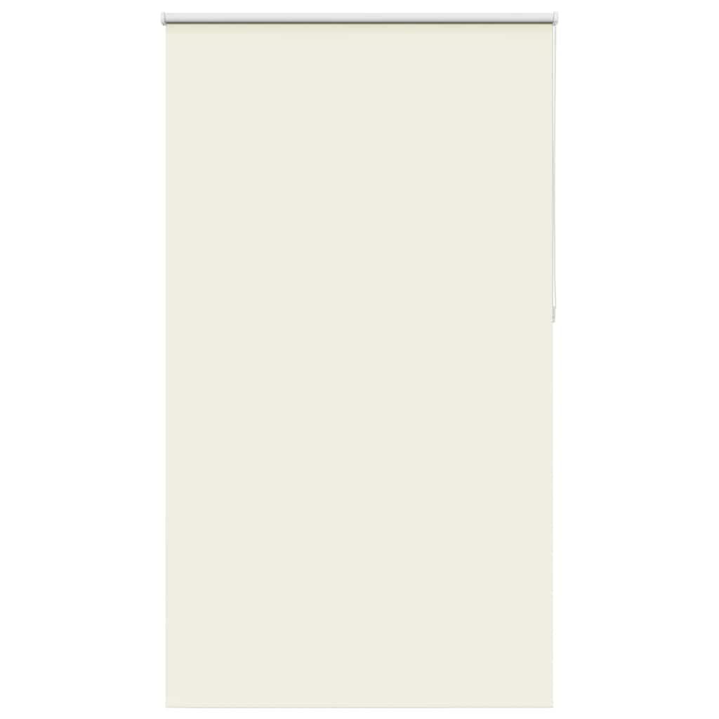 Store enrouleur occultant blanc cassé 125x210 cm largeur tissu