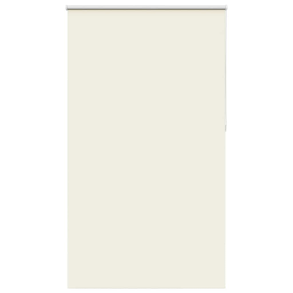 Store enrouleur occultant blanc cassé 130x210 cm largeur tissu