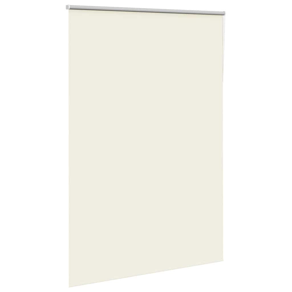 Store enrouleur occultant blanc cassé 145x210 cm largeur tissu