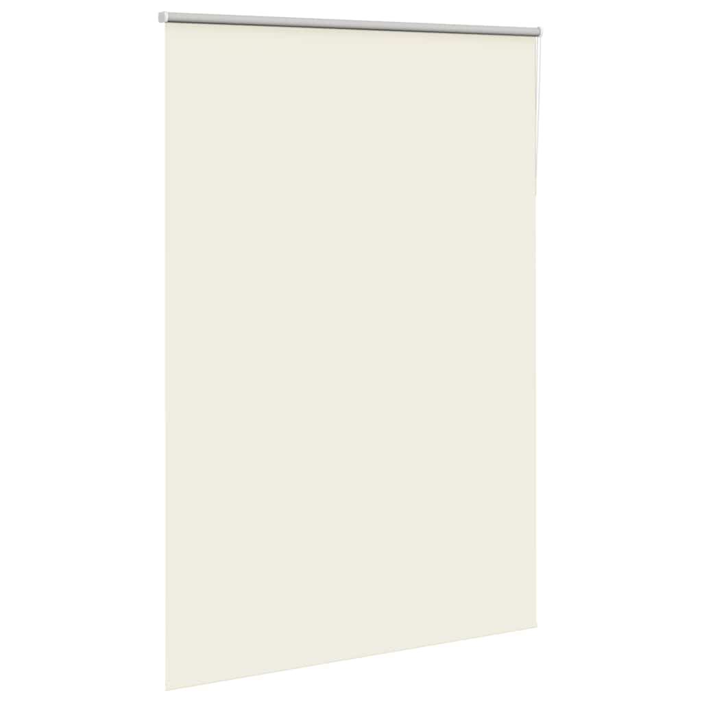 Store enrouleur occultant blanc cassé 150x210 cm largeur tissu