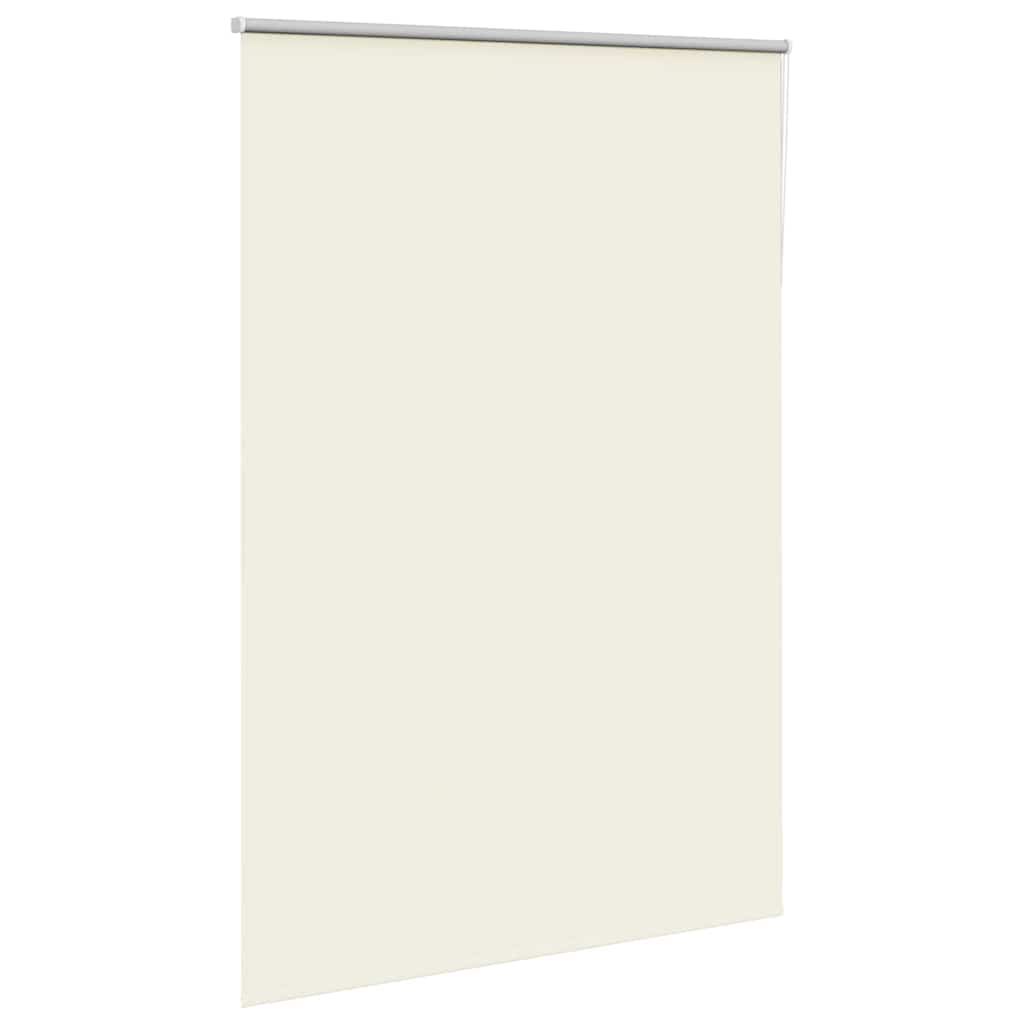 Store enrouleur occultant blanc cassé 160x210 cm largeur tissu