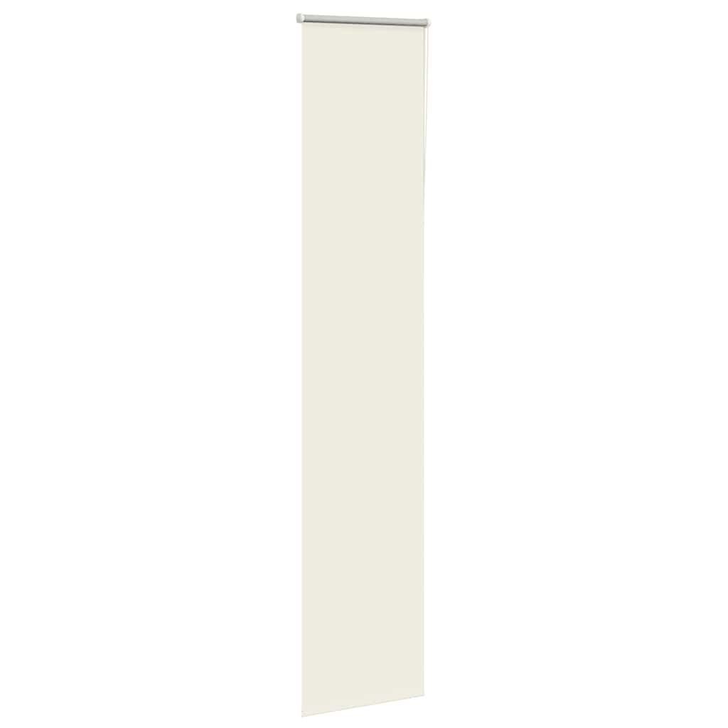 Store enrouleur occultant blanc cassé 60x230cm largeur du tissu