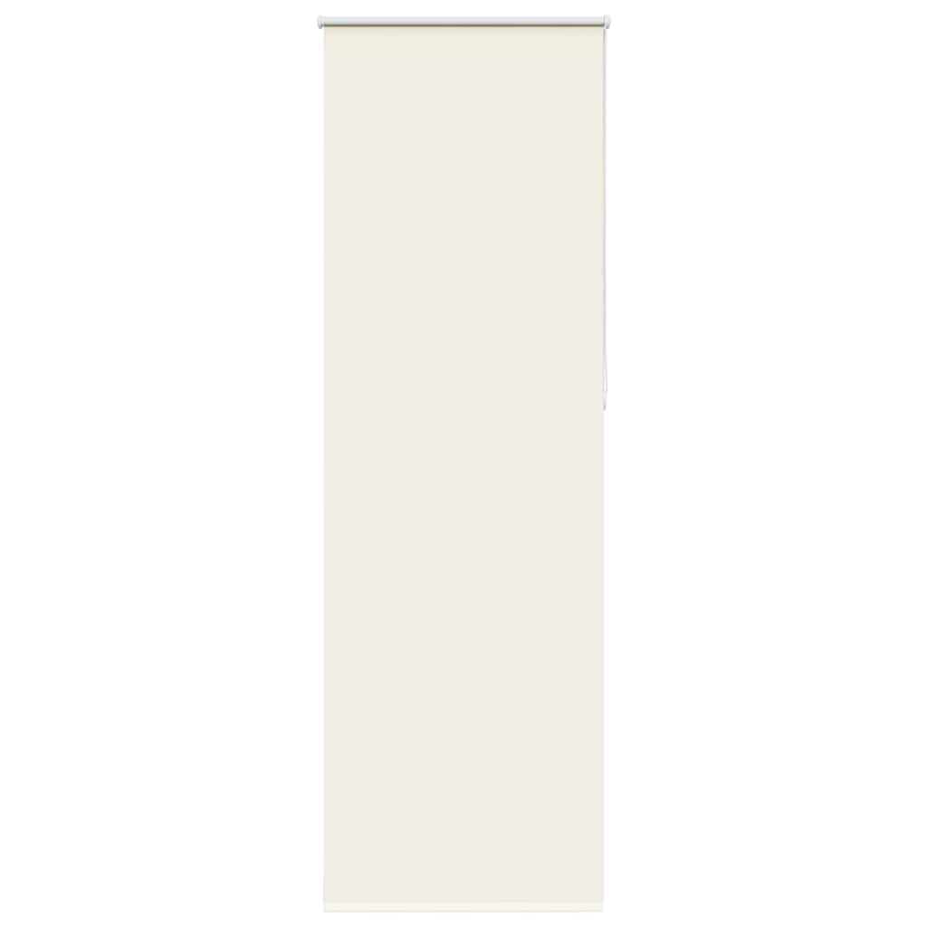 Store enrouleur occultant blanc cassé 65x230cm largeur du tissu