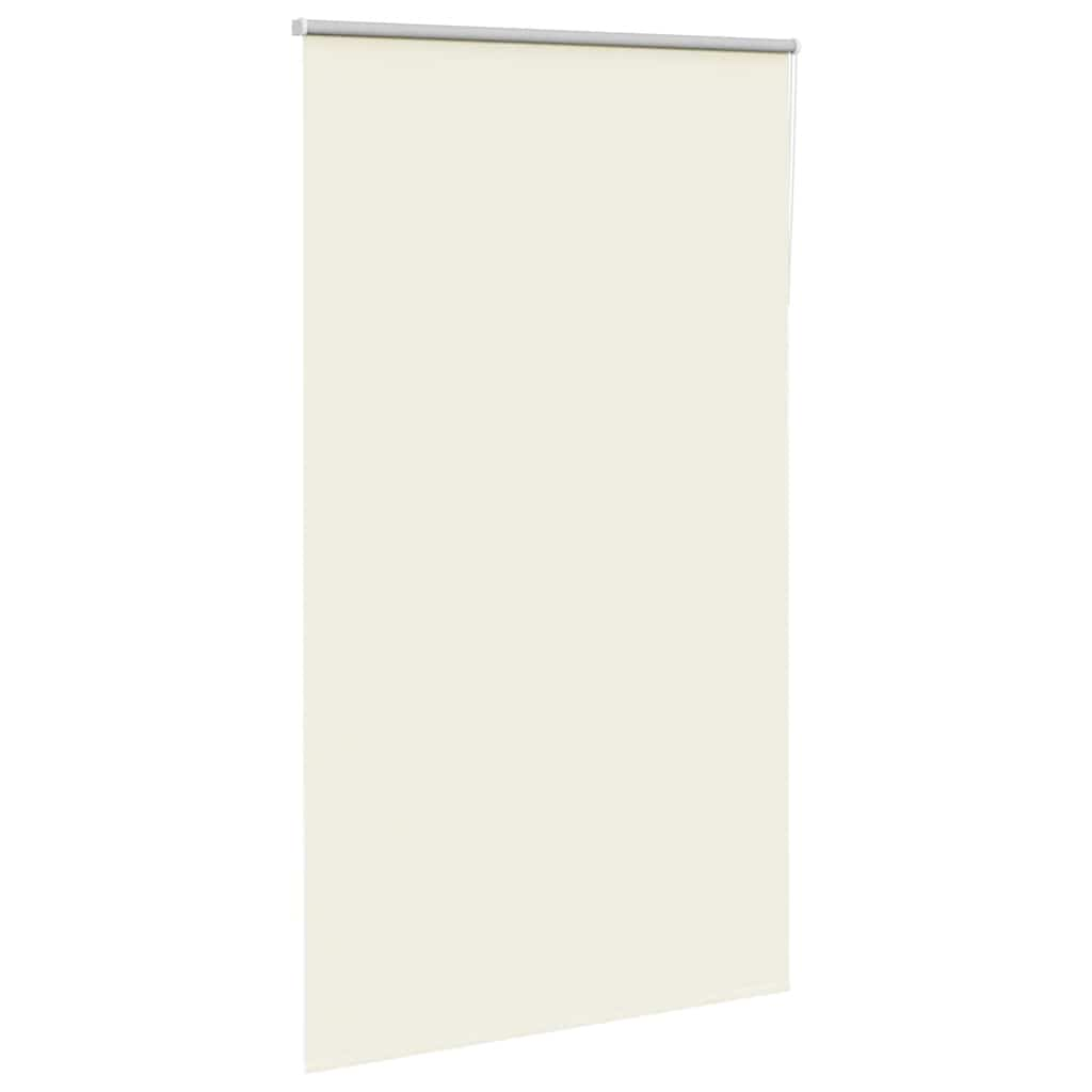 Store enrouleur occultant blanc cassé 140x230 cm largeur tissu