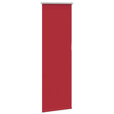 Store enrouleur occultant rouge largeur du tissu 35,7 cm