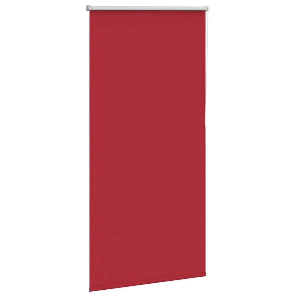 Store enrouleur occultant rouge largeur du tissu 70,7 cm