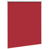 Store enrouleur occultant rouge largeur du tissu 121,6 cm