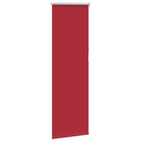 Store enrouleur occultant rouge largeur du tissu 35,7 cm