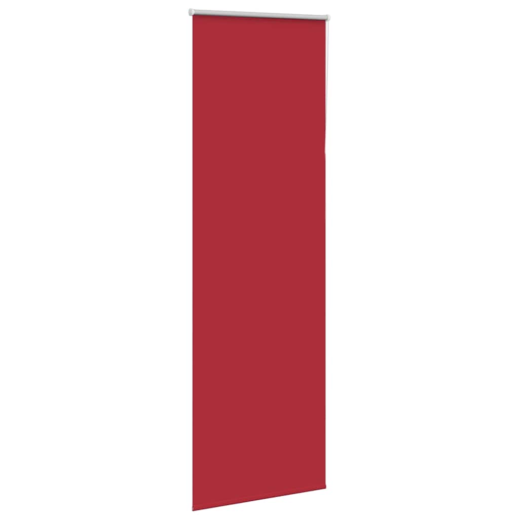 Red blackout roller blind fabric width 80.7 cm