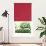 Red blackout roller blind fabric width 85.7 cm