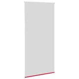 Store enrouleur occultant rouge largeur du tissu 105,7 cm