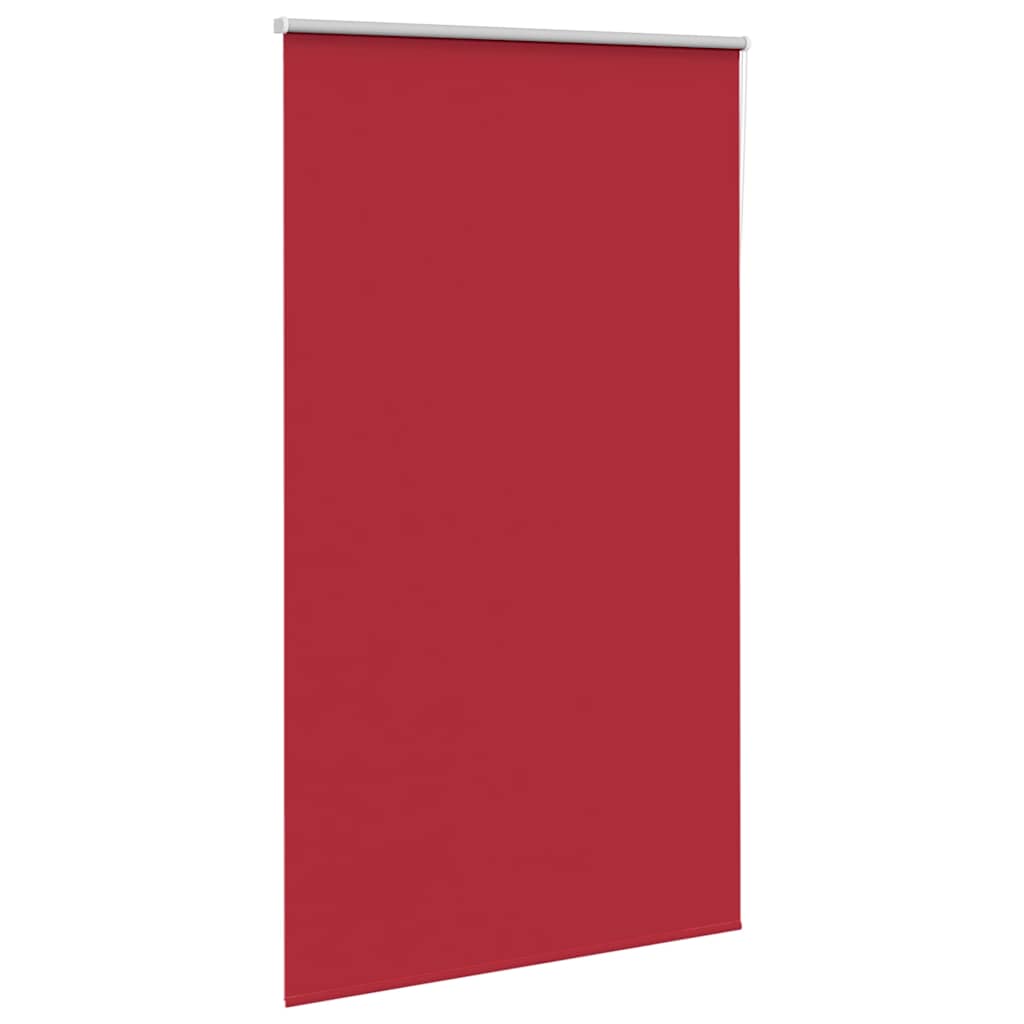 Store enrouleur occultant rouge largeur du tissu 116,6 cm