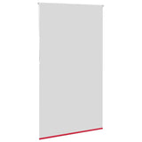 Store enrouleur occultant rouge largeur du tissu 116,6 cm