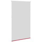 Store enrouleur occultant rouge largeur du tissu 121,6 cm