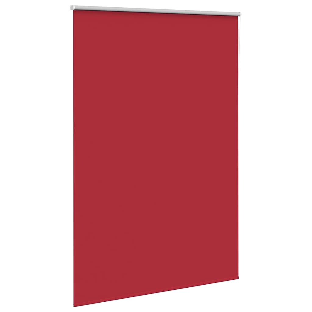 Store enrouleur occultant rouge largeur du tissu 151,6 cm