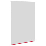 Store enrouleur occultant rouge largeur du tissu 141,6 cm